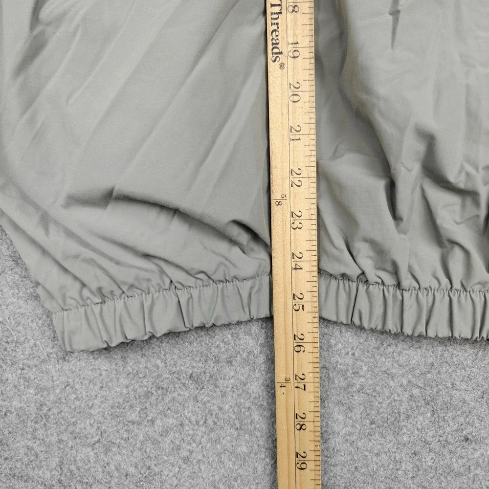 UNICOR IPFU Jacket Mens Medium Gray Army Reflective Windbreaker Full Zip